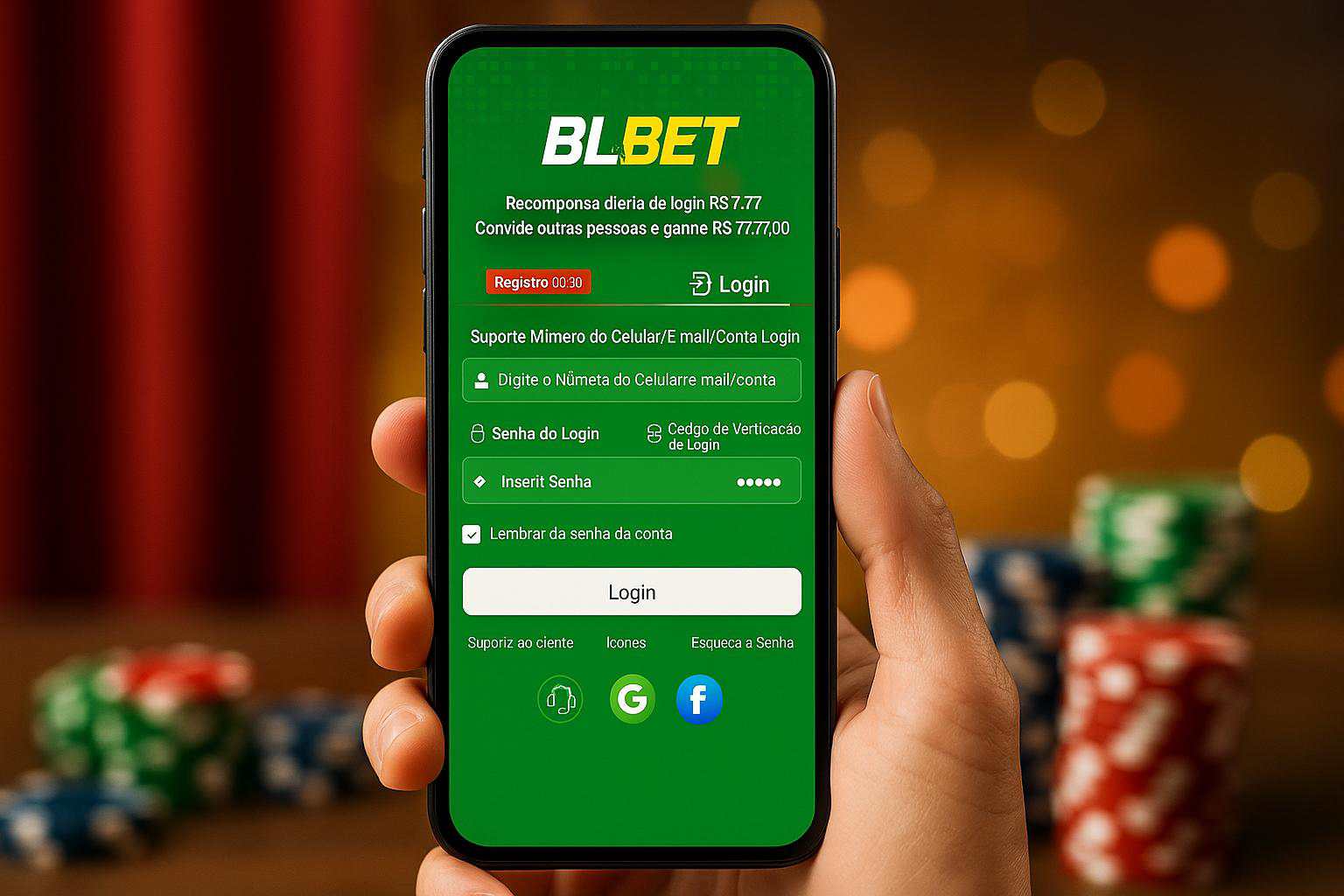 Login no Cassino BLBET