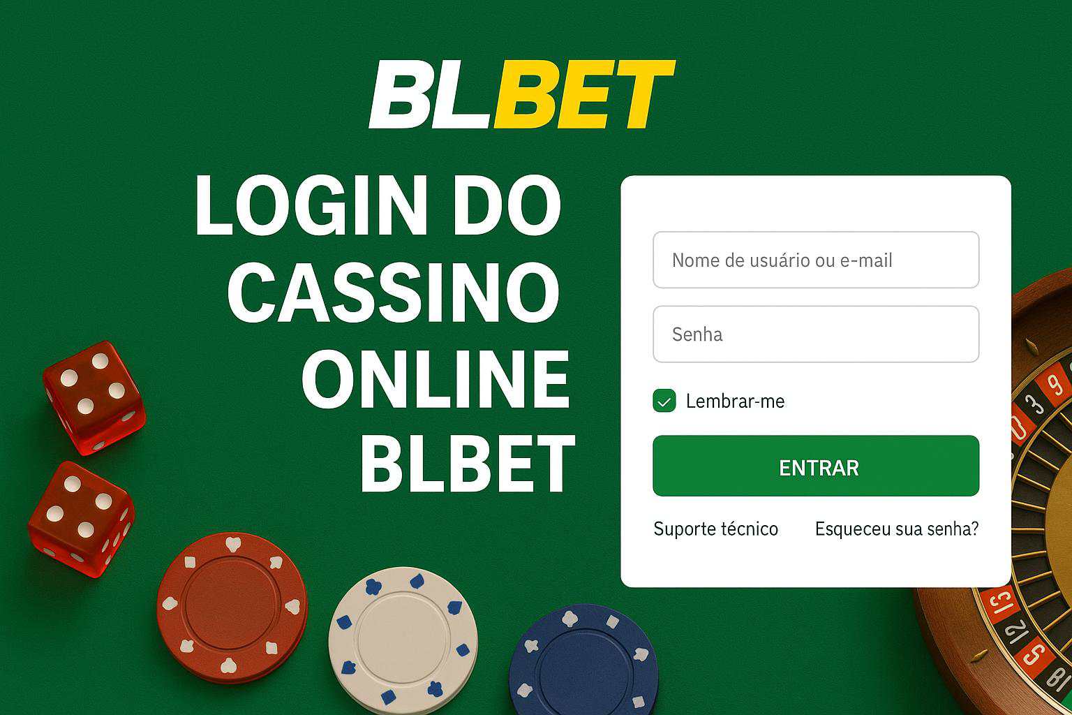 Criar uma nova Conta no plataforma BLBET
